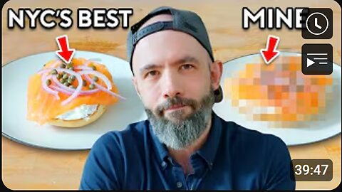 "Can Babish Beat New York Bagels with Smoked Salmon? 🥯🎯 Blind Taste Test!"