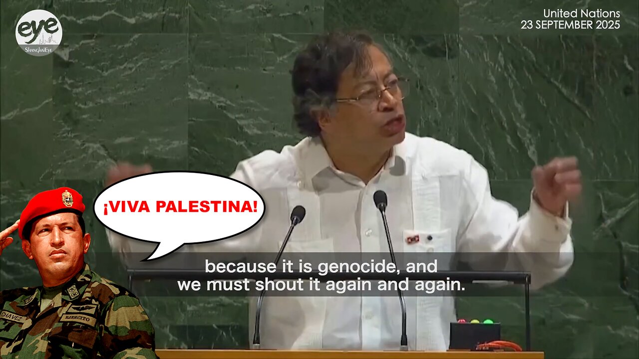 Comandante Gustavo Petro blast Trump & UNGA for complicity in Palestine!