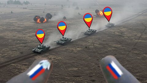 Russian Iskander Missile Strike Destroys Ukrainian Convoy – Real War Footage