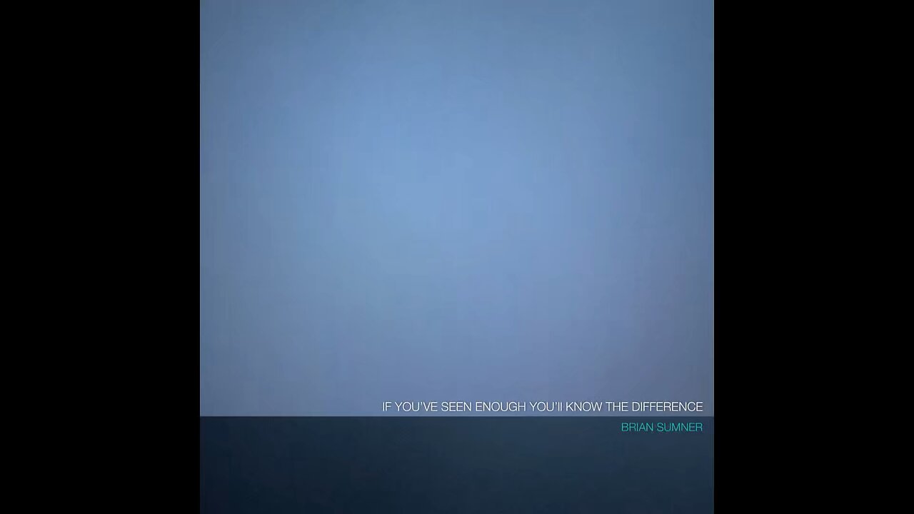 Brian Sumner - If You’ve Seen Enough You’ll Know the Difference (Full Album Stream)