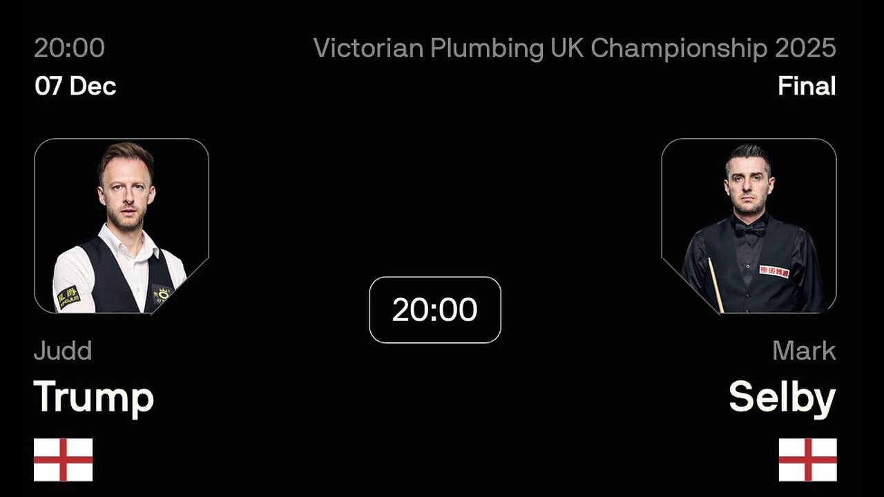 🔴 ถ่ายทอดสดสนุกเกอร์ 🏴󠁧󠁢󠁥󠁮󠁧󠁿 มาร์ค เซลบี้ VS จัดด์ ทรัมป์ 🏴󠁧󠁢󠁥󠁮󠁧󠁿 ศึก ยูเค แชมเปี้ยนชิพ