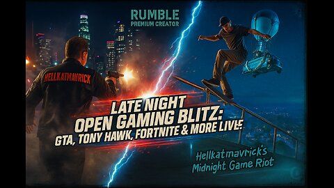 LATE NIGHT OPEN GAMING & CHATTING18+ only: GTA, TONY HAWK, REACTIONS TO VIDEOS & MORE LIVE!