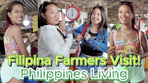 🇵🇭 Filipina Farmers! Subscriber & Girlfriends Visit & CRAZY GIFTS FOR ALL! OFF GRID ISLAND FAMILY!