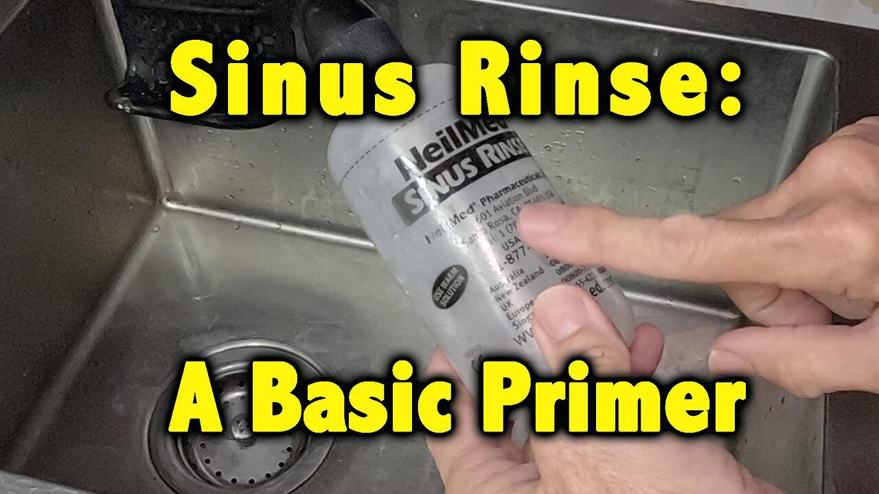 Basics of Using a Sinus Rinse Bottle