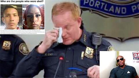 Portland Police Chief breaks down crying like a Bit*ch Over Illegal Gang Members