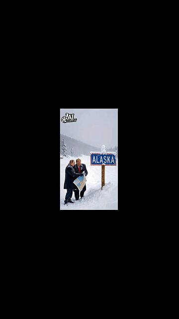 President Trump and Vladimir Putin in Alaska 😊