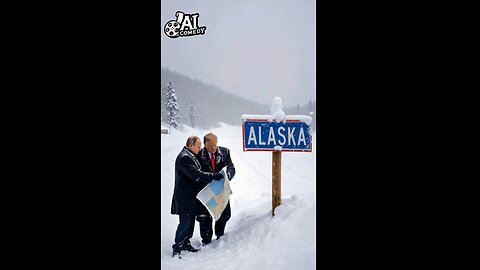 President Trump and Vladimir Putin in Alaska 😊