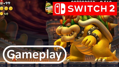 New Super Mario Bros. U Deluxe (2019) Final Boss & Ending for Nintendo Switch 2