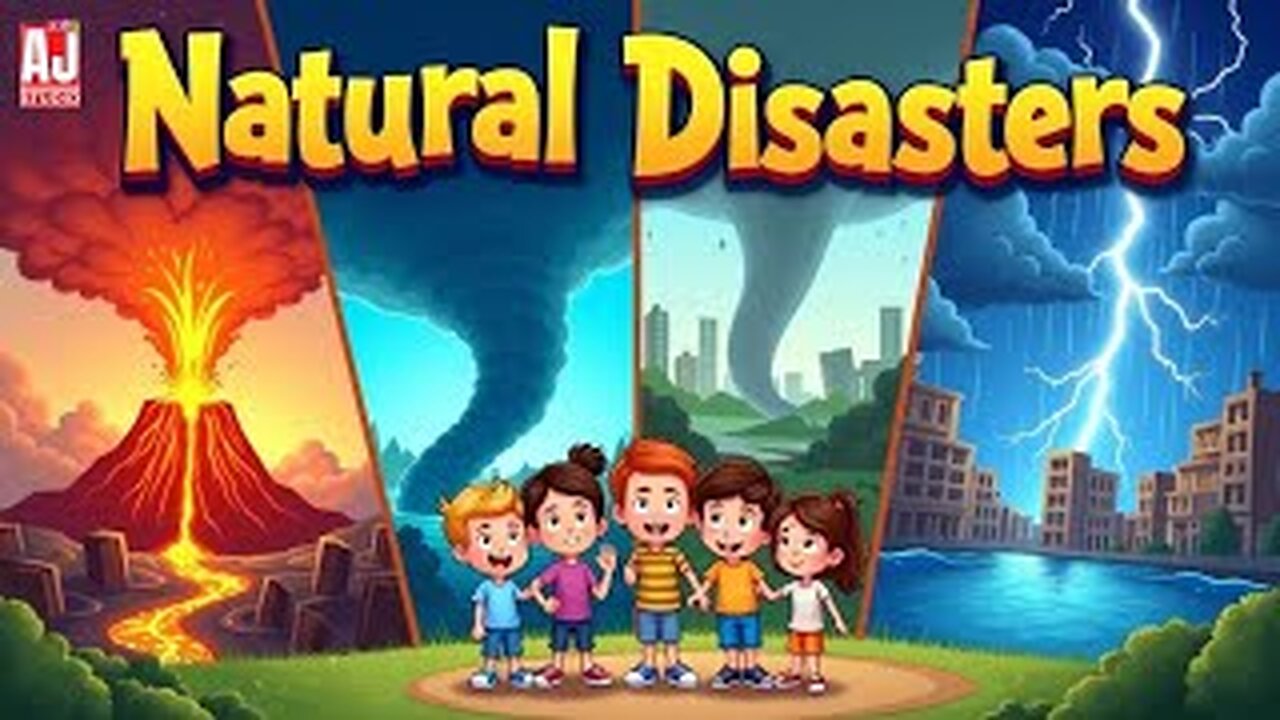 Disasters Explained for Kids | Natural & Man-made 😊