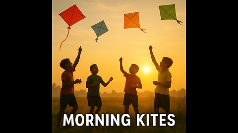 “Magical Morning with Flying Kites | Joy of Childhood”