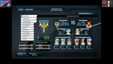 Based Sportsball 2025: Regular Season - Game #62 [Team Christ at Hot Corners]