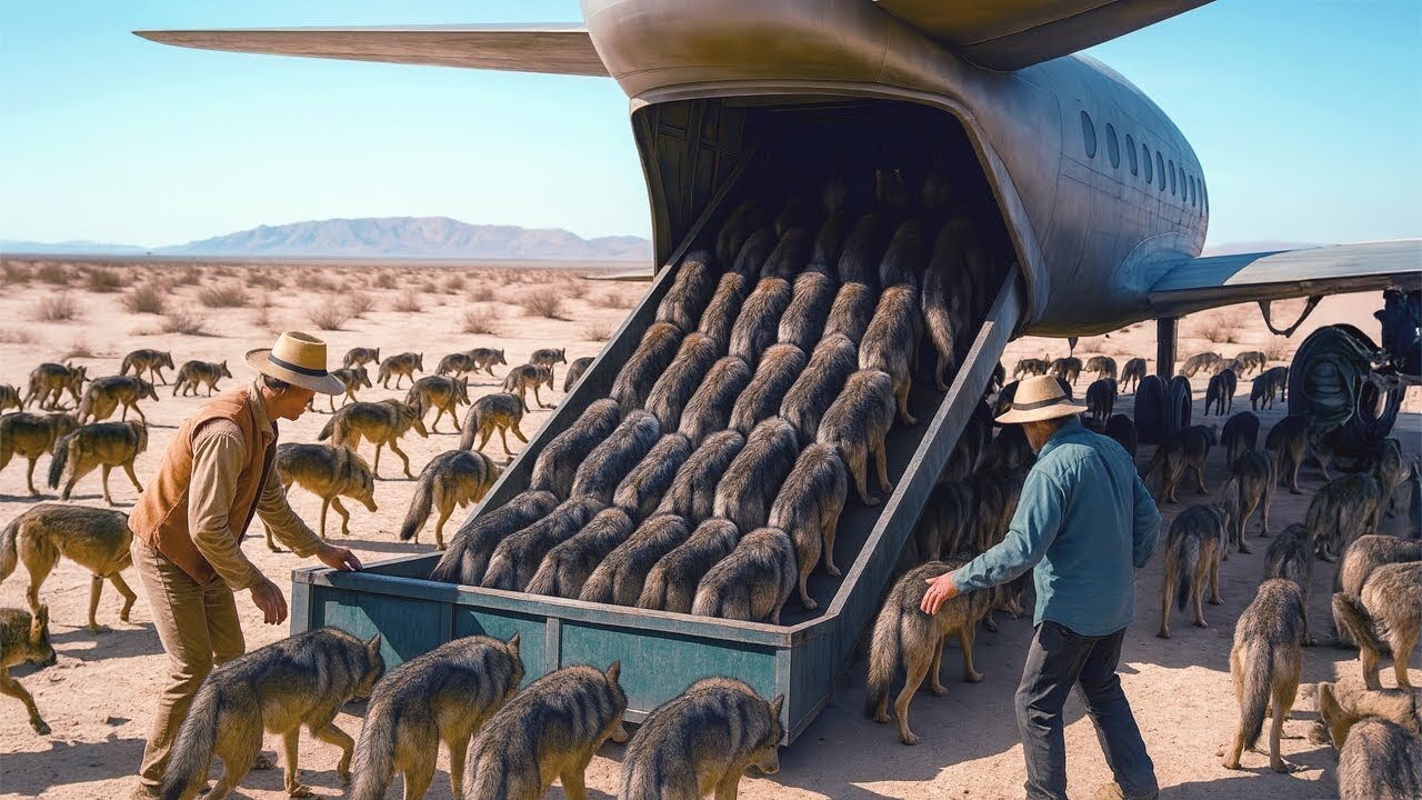 The Wolfs have been released into the desert the result has exceeded all expectations