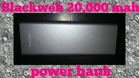 Blackweb 20,000 mah power bank review $25
