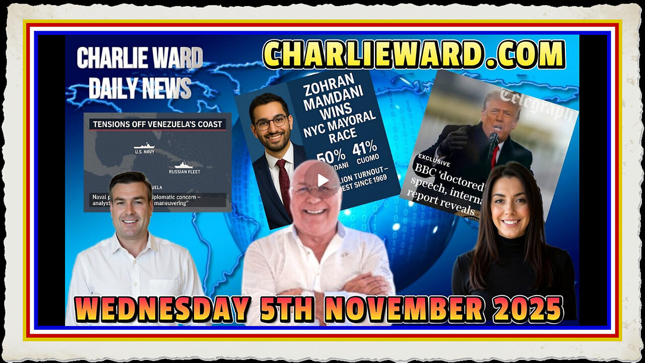 CHARLIE WARD DAILY NEWS WITH PAUL BROOKER DREW DEMI WEDNESDAY 5TH NOVEMBER 2025