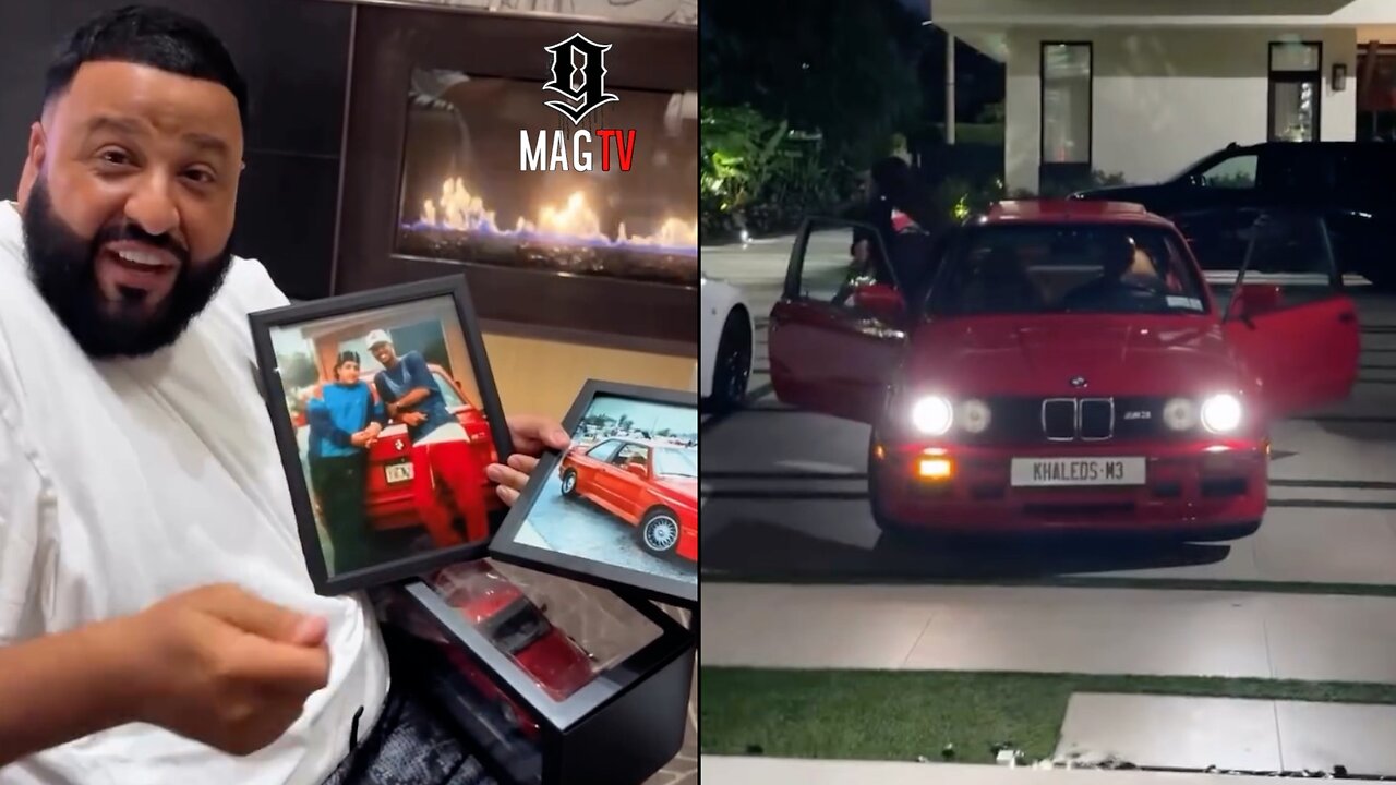 DJ Khaled Gets A 1991 BMW M3 From Jay-Z For His 50th B-Day!