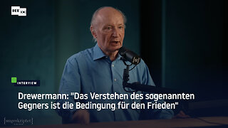Drewermann: "Das Verstehen des sogenannten Gegners ist die Bedingung für den Frieden"
