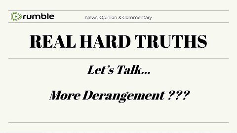 Let's Talk - More Derangement ??? - 3/23/25