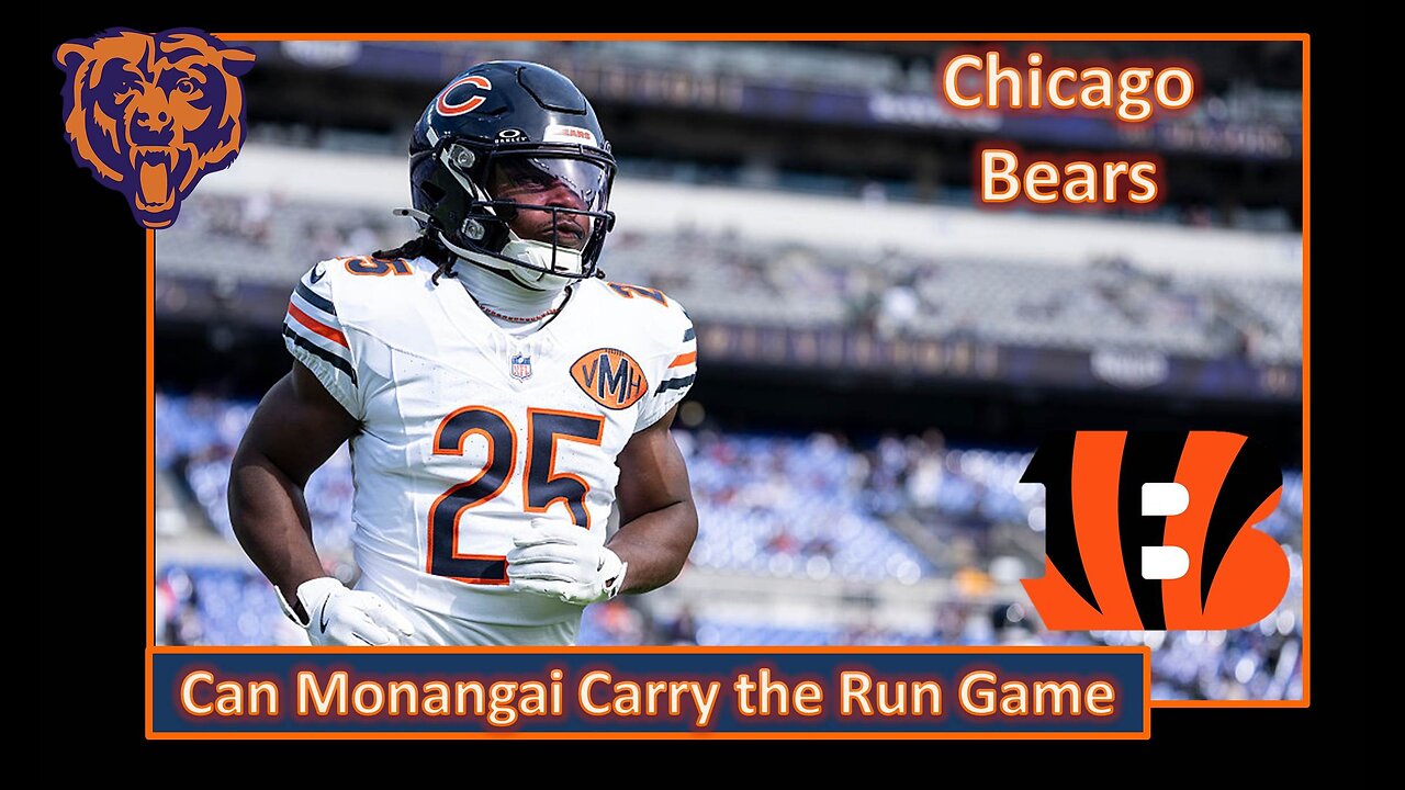 Can Monangai Carry the Run Game l Bears Week 9 Pre Game vs Bengals l Da Bears With Dark