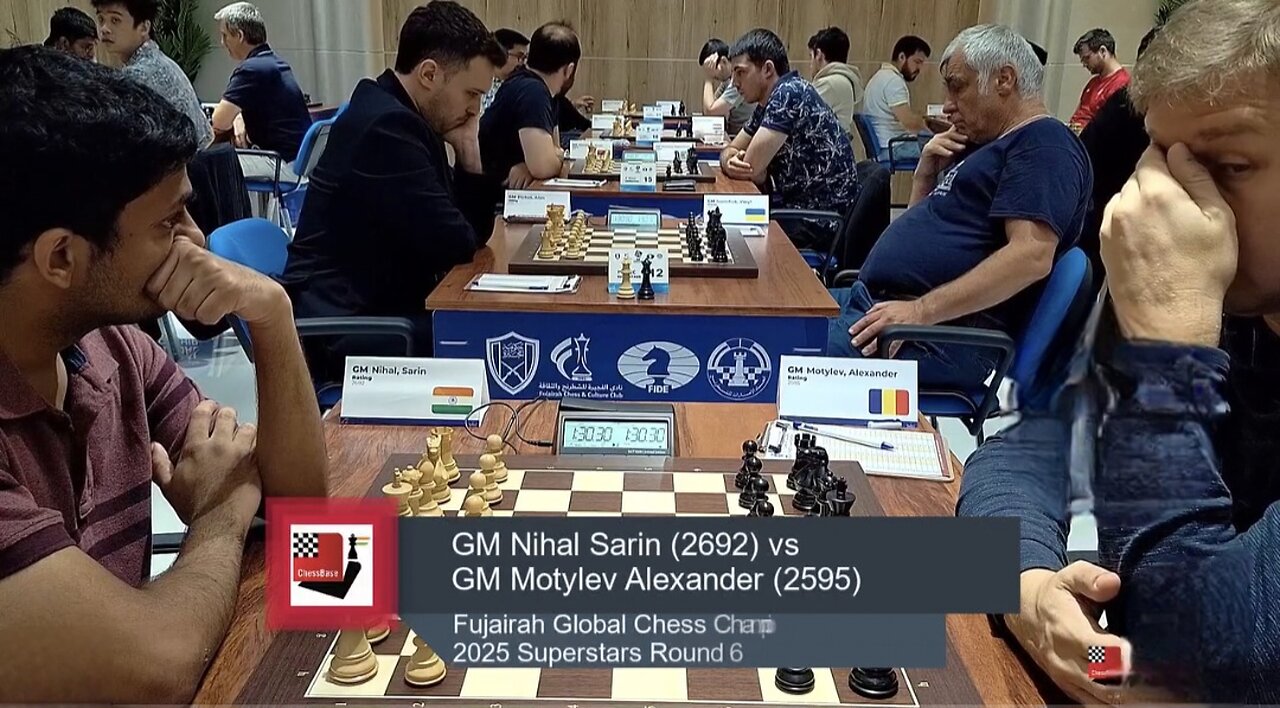 GM Nihal Sarin vs GM Alexander Motylev