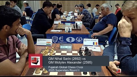 GM Nihal Sarin vs GM Alexander Motylev