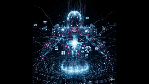 Artificial Super Intelligence Singularity Vaporwave