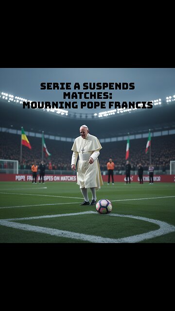 Shock as Serie A Suspends Matches: Pope Francis Scores a Heartfelt Goal in the Sky!