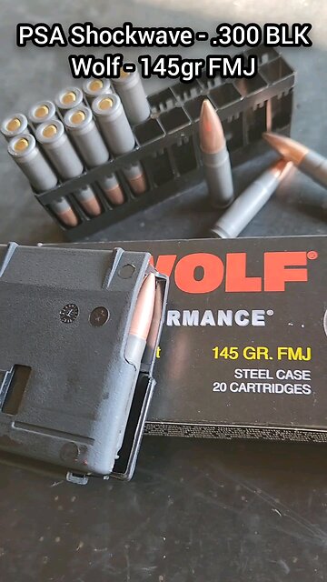 [Chrono] (.300 BLK) PSA Shockwave - Wolf 145gr FMJ