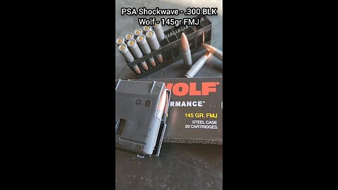 [Chrono] (.300 BLK) PSA Shockwave - Wolf 145gr FMJ