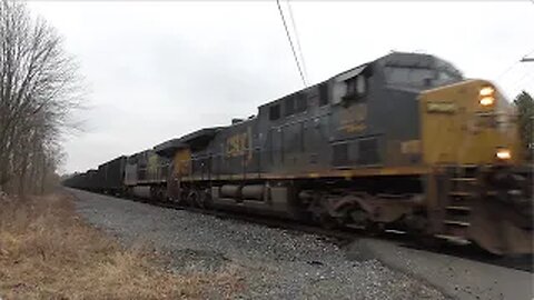 CSX B158 Empty Coke Express Train from Lodi, Ohio December 22, 2023