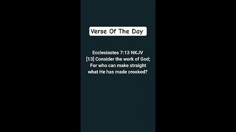 Verse Of The Day