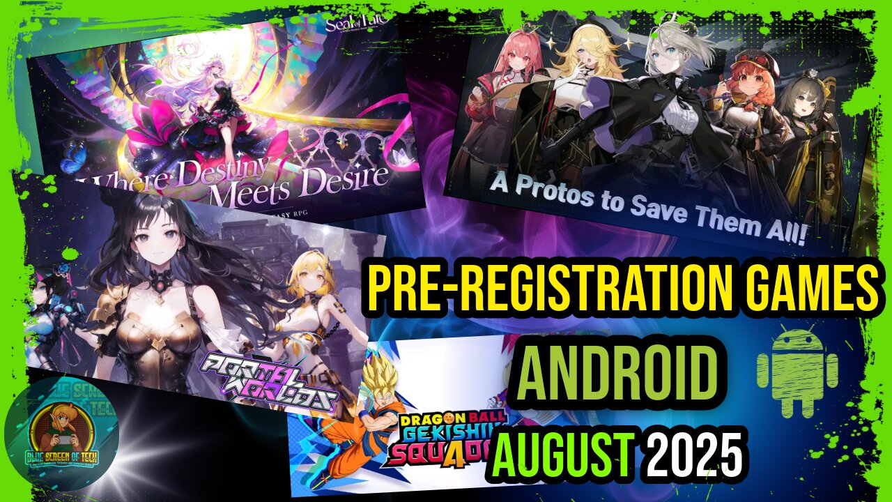 Google Play Pre-Registration Games AUGUST 2025!