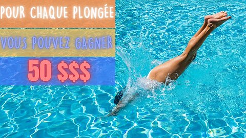 Le travail d'été de rêve: presque 100 000 euros pour se baigner dans la piscine 🏊♀️🏊♀️