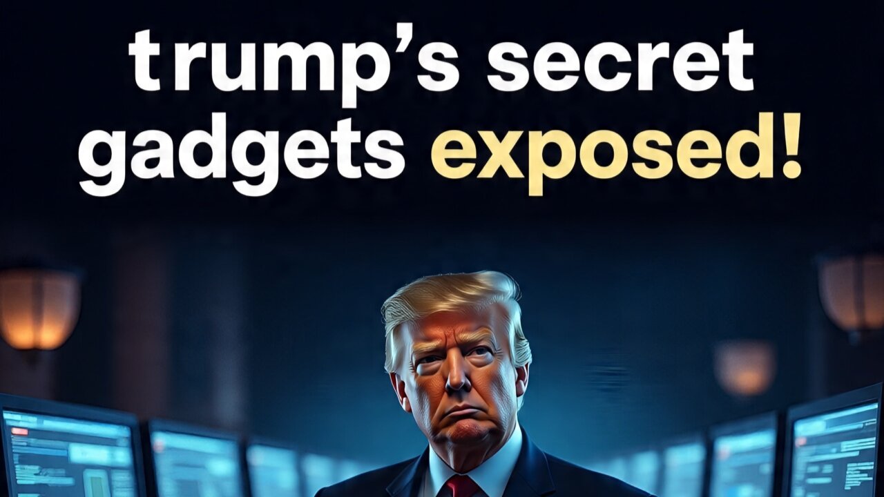 Trump’s Secret Gadgets Exposed😱😱#DonaldTrump #SecretGadgets #HiddenTechnology