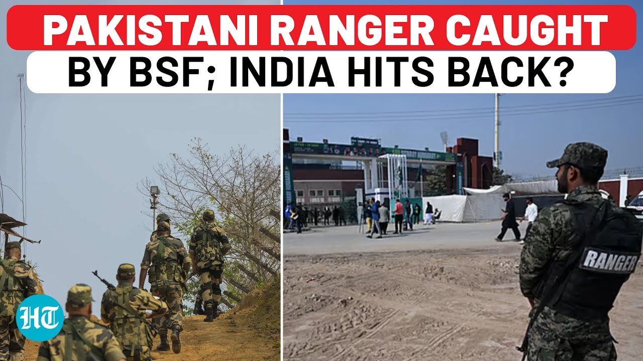 Pakistan Ranger Caught By India Days After BSF Jawan Captured Amid Border Tensions Over Pahalgam