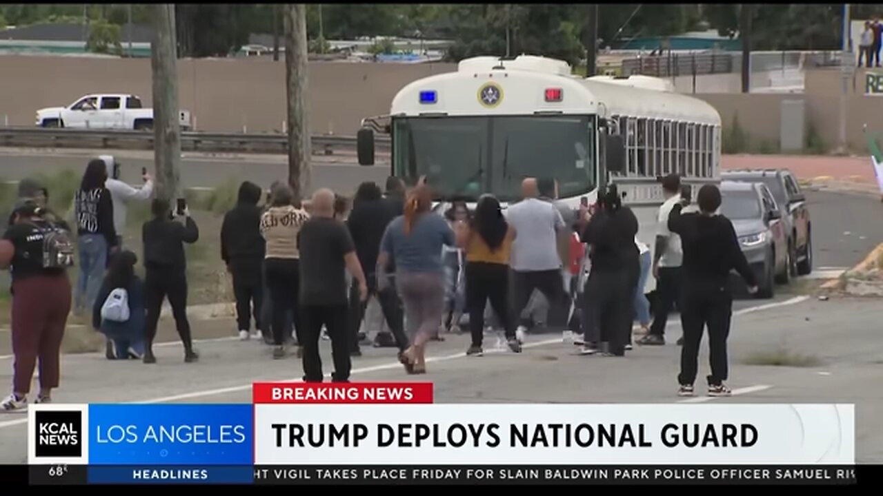 Unrest across Los Angeles following immigration operations across the city.