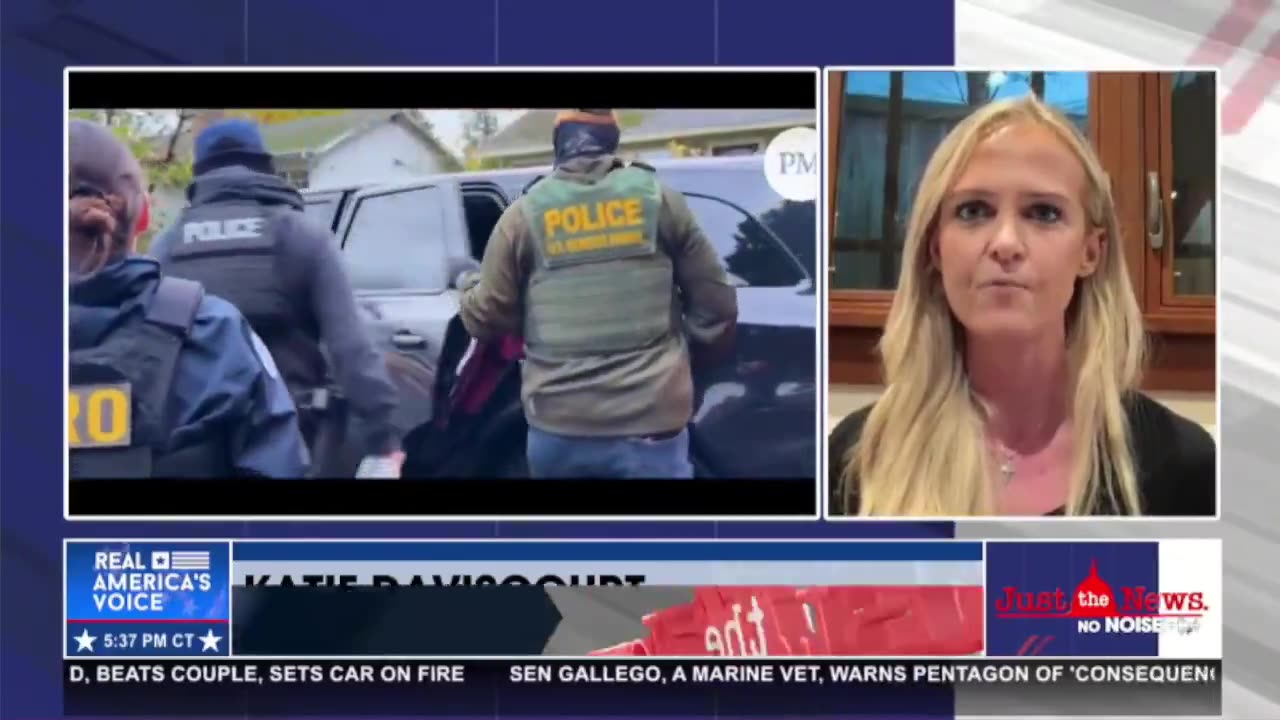 Katie Daviscourt: Antifa is "hunting down" ICE agents