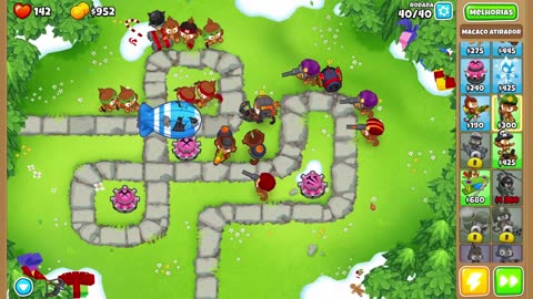 Bloons TD 6 Ape Field Easy Round 40
