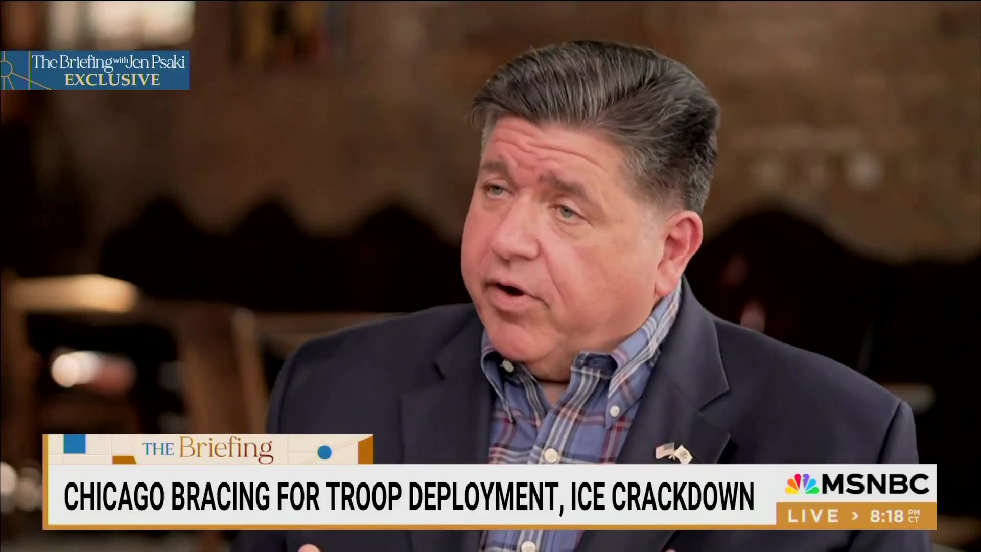 Pritzker Says Trump Wants to Send the National Guard to Chicago is to Interfere With Elections