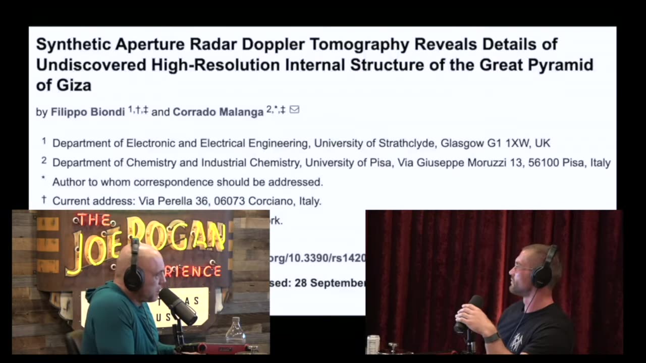 Structures Discovered Underneath the Great Pyramids: Joe Rogan & Chris Williamson