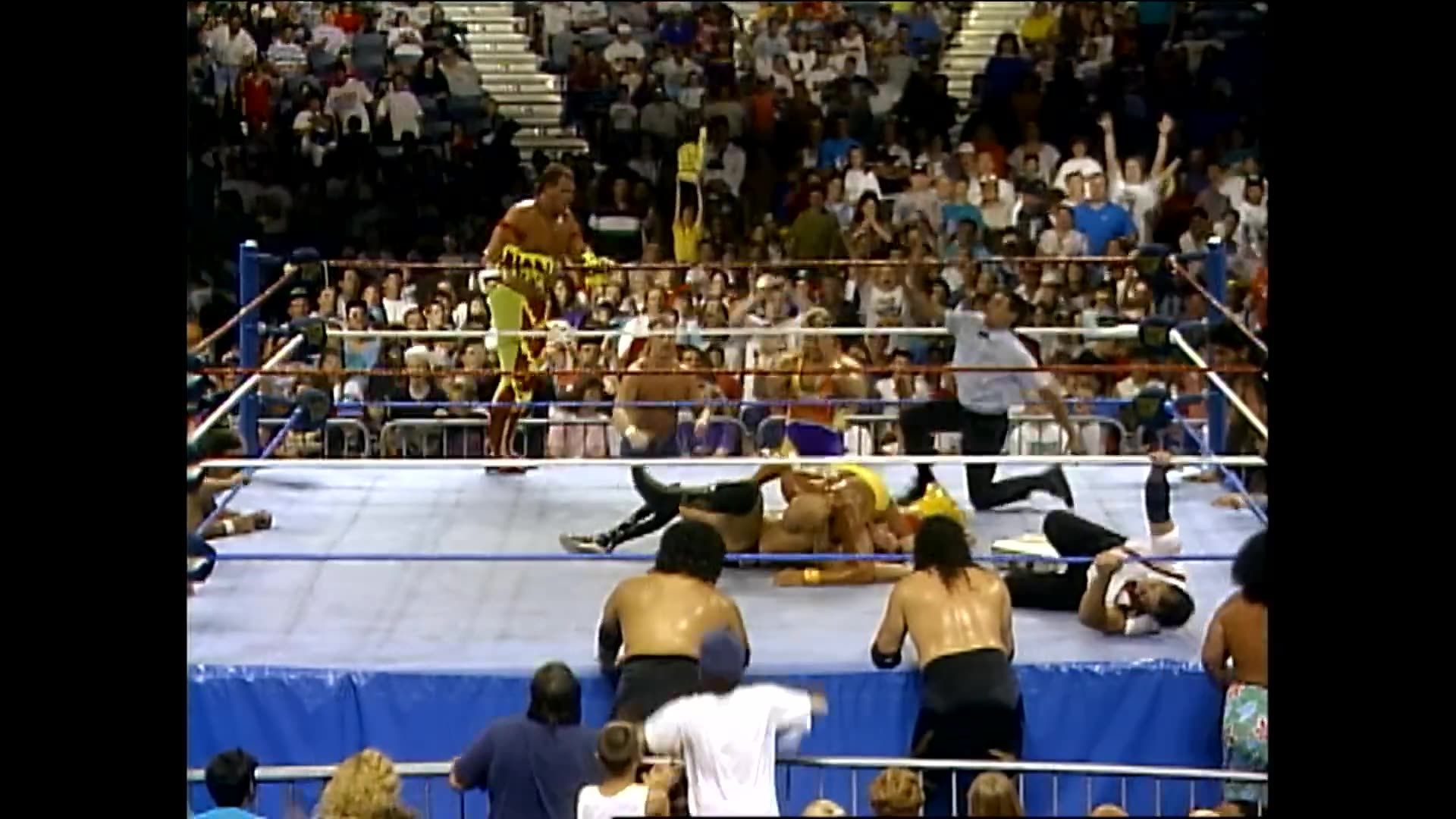 Giant Gonzales’ long-lost standoff with Hulk Hogan