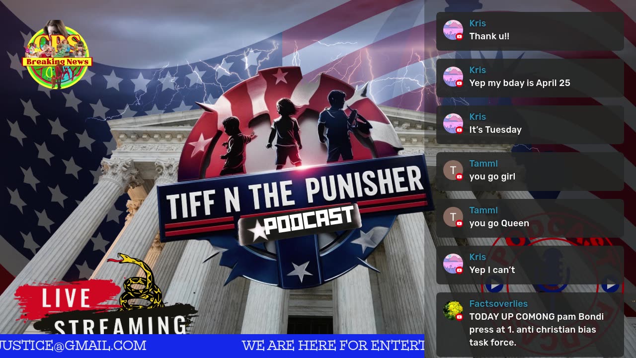 Tiff n the Punisher fighting cps one amendment at a time