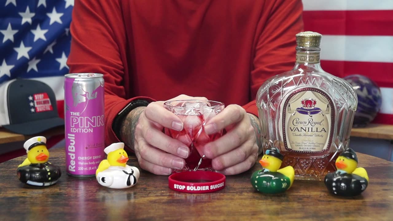 Charles Maxwell - Crown Royal Vanilla Whiskey & Red Bull Red Berries Energy Drink