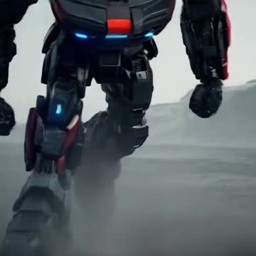 AI-generated video Transformer Car