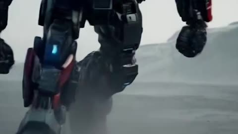 AI-generated video Transformer Car