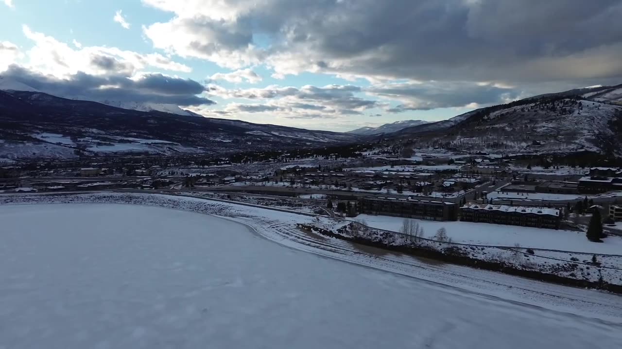 Colorado Frozen Lake
