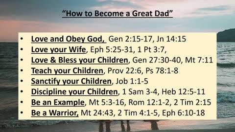 "How to Become a Great Dad"