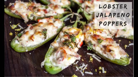 LOBSTER Jalapeño Poppers (The Ultimate Game Day Appetizer)