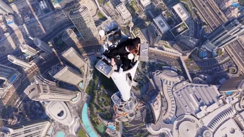 Mr beast Dubai Burj Khalifa ki upar ki video