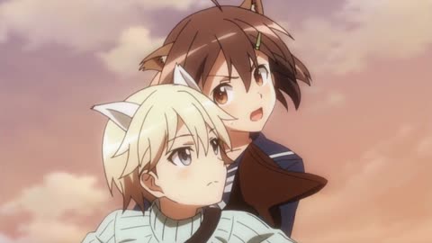 Brave Witches - Kanoe, Nipa, and Hikari vs Neuroi
