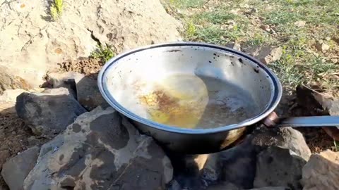🌶️Making the best breakfast to start the day in nature🔥